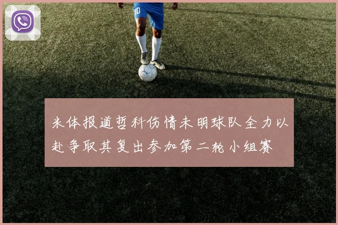 米体报道哲科伤情未明球队全力以赴争取其复出参加第二轮小组赛